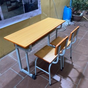 Bộ bàn ghế trường học - Bộ bàn và ghế đơn giản dành cho học sinh 1