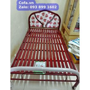 Giường ngủ bằng sắt giả gỗ đã bán 377 sản phẩm, xã Phú Xuân