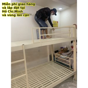 Giường tầng 1m8x2m - Giường sắt 2 tầng bán tại quận 3, quận 4, quận, 5 Hồ Chí Minh 15