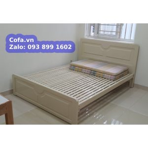 Giường sắt hộp giả gỗ cao cấp - Giường ngủ  bằng sắt  loại dày, siêu bền 6