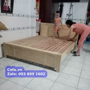 Giường gỗ sồi Nga - Giường ngủ bằng gỗ cao cấp - Chống mối mọt 8