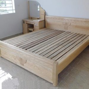 Giường gỗ sồi Nga - Giường ngủ bằng gỗ cao cấp - Chống mối mọt 4