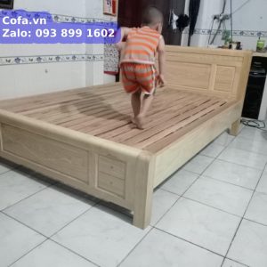 Giường gỗ sồi Nga - Giường ngủ bằng gỗ cao cấp - Chống mối mọt 9