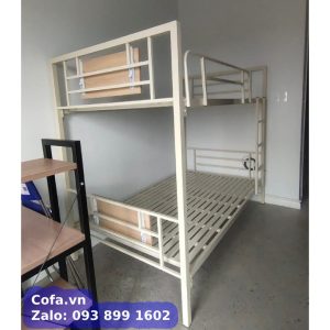 Giường tầng kết hợp bàn học - Giường ngủ 2 tầng có bàn học giá rẻ 1