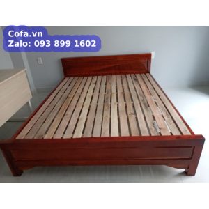 Giường ngủ gỗ giá rẻ - Giường gỗ keo đẹp nhất 2023 3