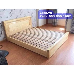 Giường bệt giá rẻ - Giường gỗ sồi bệt kiểu Nhật bệt 2