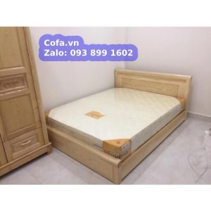 Giường bệt giá rẻ - Giường gỗ sồi bệt kiểu Nhật bệt 6