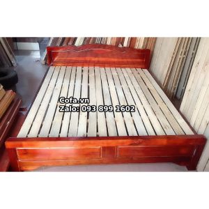 Giường ngủ gỗ giá rẻ - Giường gỗ keo đẹp nhất 2023 10