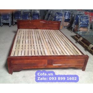 giường gỗ tự nhiên giá rẻ