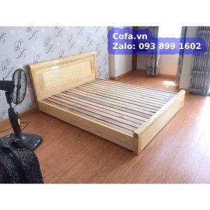 Giường bệt giá rẻ - Giường gỗ sồi bệt kiểu Nhật bệt 1