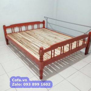 Giường gỗ bà đẻ - Giường tre dành cho người mới sinh 1