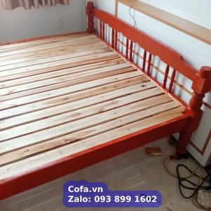 Giường gỗ bà đẻ - Giường tre dành cho người mới sinh 5