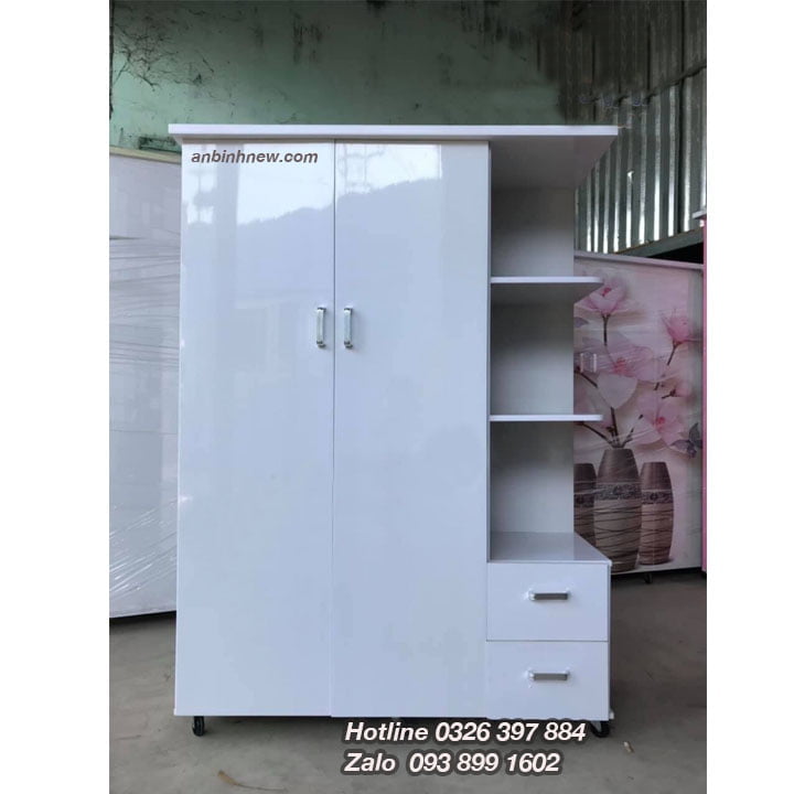 Tủ đựng quần áo bằng nhựa Đài Loan màu trắng - đã bán 366 sản phẩm ...